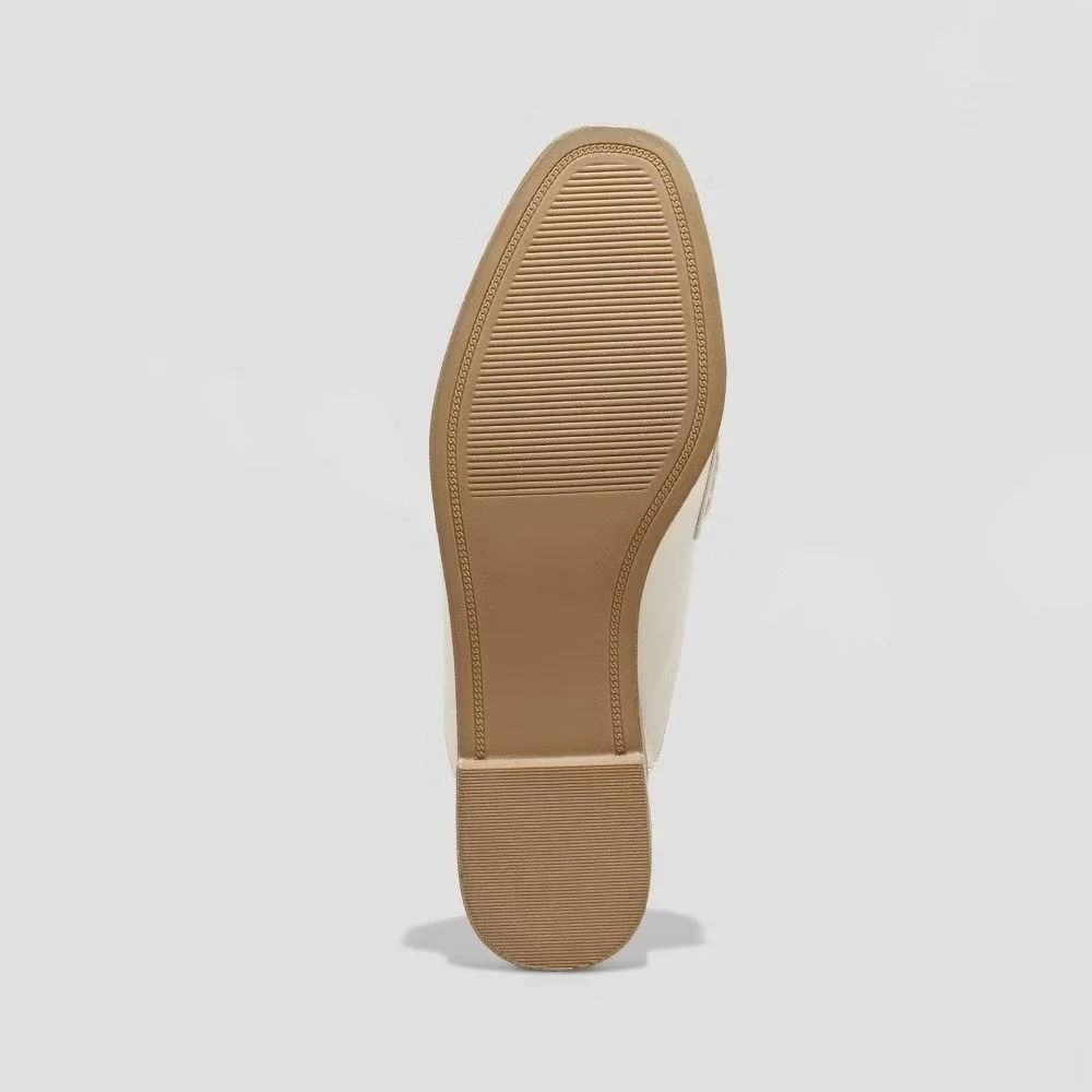 Women's Sandy Mule Flats A New Day Off White Size 8.5 New With Tags‎